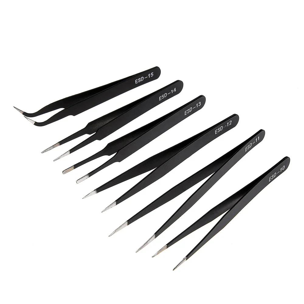 6pcs Precision Tweezers Set ES - Electronics Repair Tools 评论和价格
